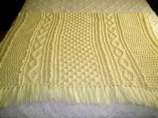 Fishman Afghan - 46 inches wide and 60 inches long