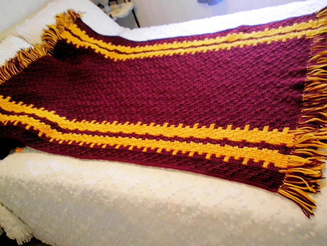 FSU Crimson & Gold Afghan