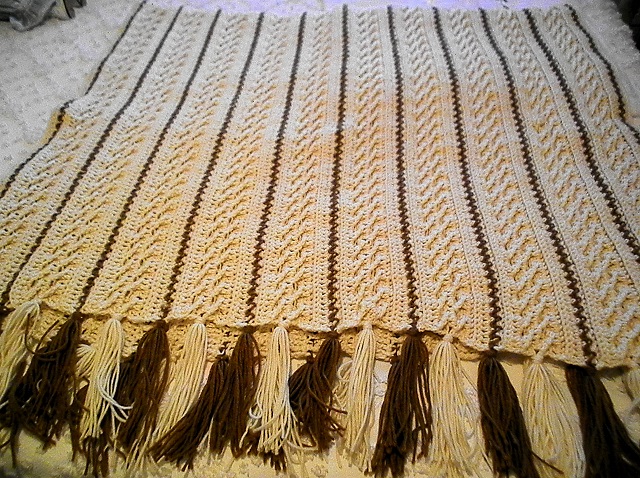 Cable Afghan
