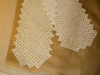 White 13 inch by 70 inch Runner 4 Dining Table