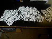 White 3 Piece Doily Set