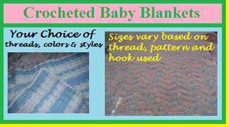 Crocheted Baby Blankets