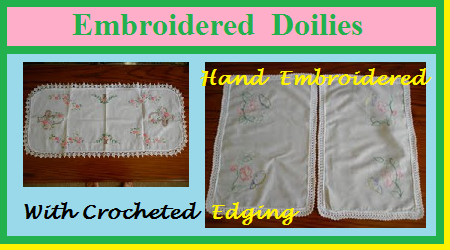 Embroidered Doilies