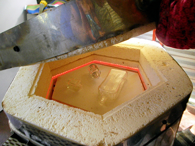 Bottles in Kiln
