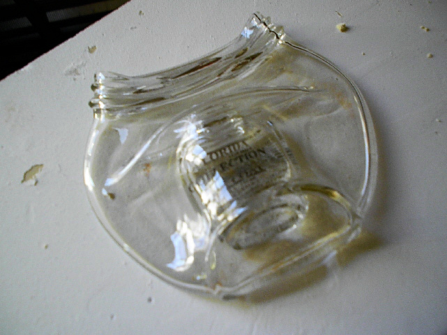 Slumped Bottle inside A Bottle - Ornaments