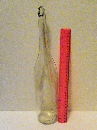 Stretched Clear Wine Bottle Stretched Clear Wine Bottle