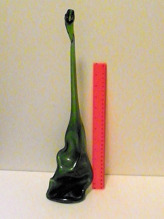 Stretched Green Wine Bottle Stretched Green Wine Bottle